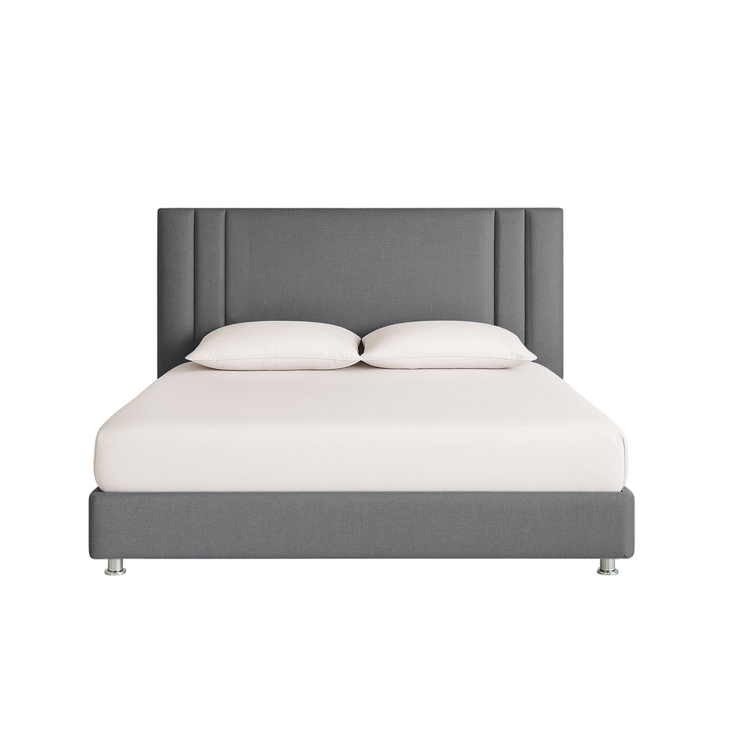 Base Cama Nido con Espaldar Sencillo Infantil Lupe gris plomo
