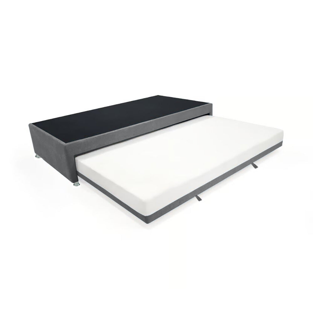 Base Cama Nido con Espaldar Sencillo Infantil Lupe gris plomo