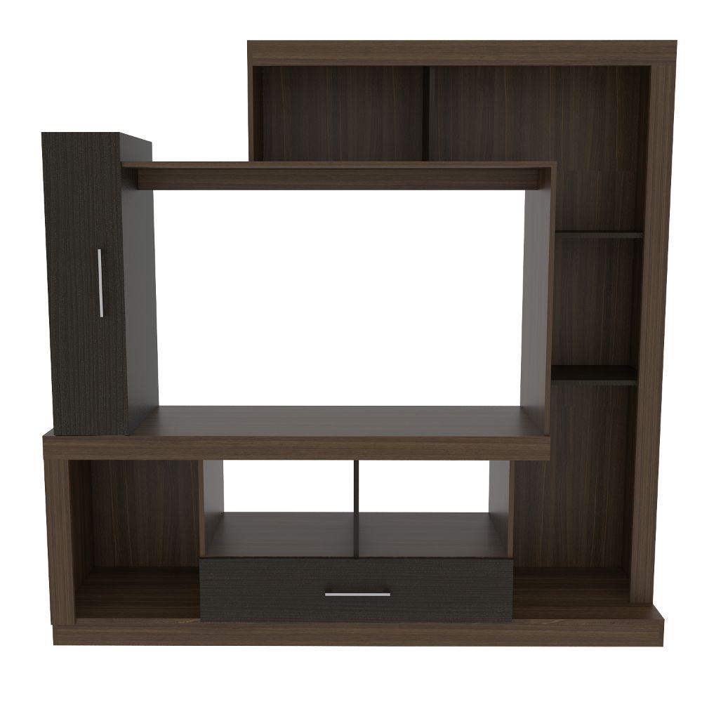 Mesa Para Tv Tillones Wengue Para Televisor De Hasta 75 Pulgadas