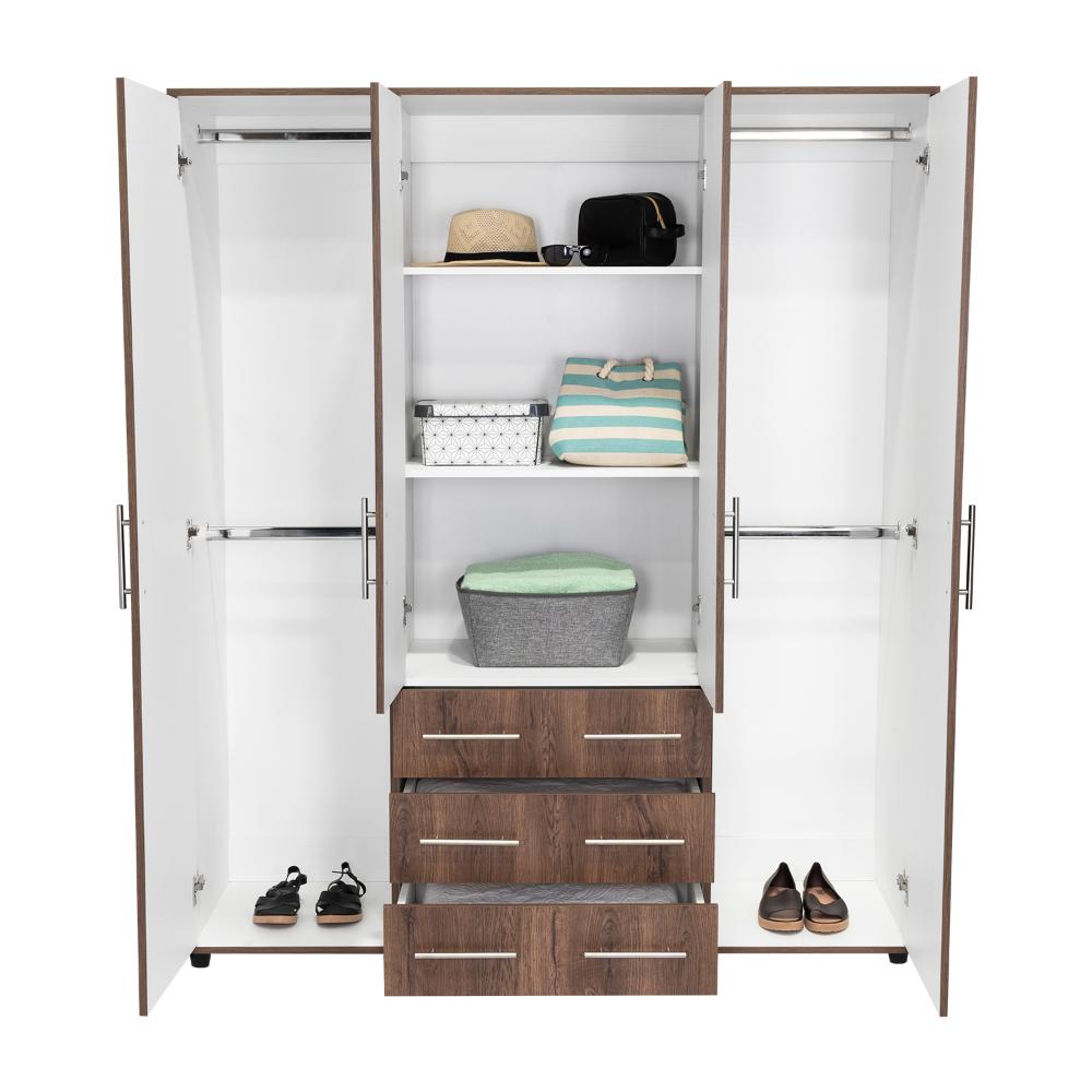 Closet Mureya Nogal Y Blanco