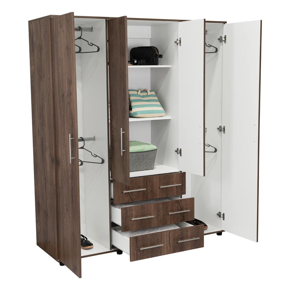 Closet Mureya Nogal Y Blanco