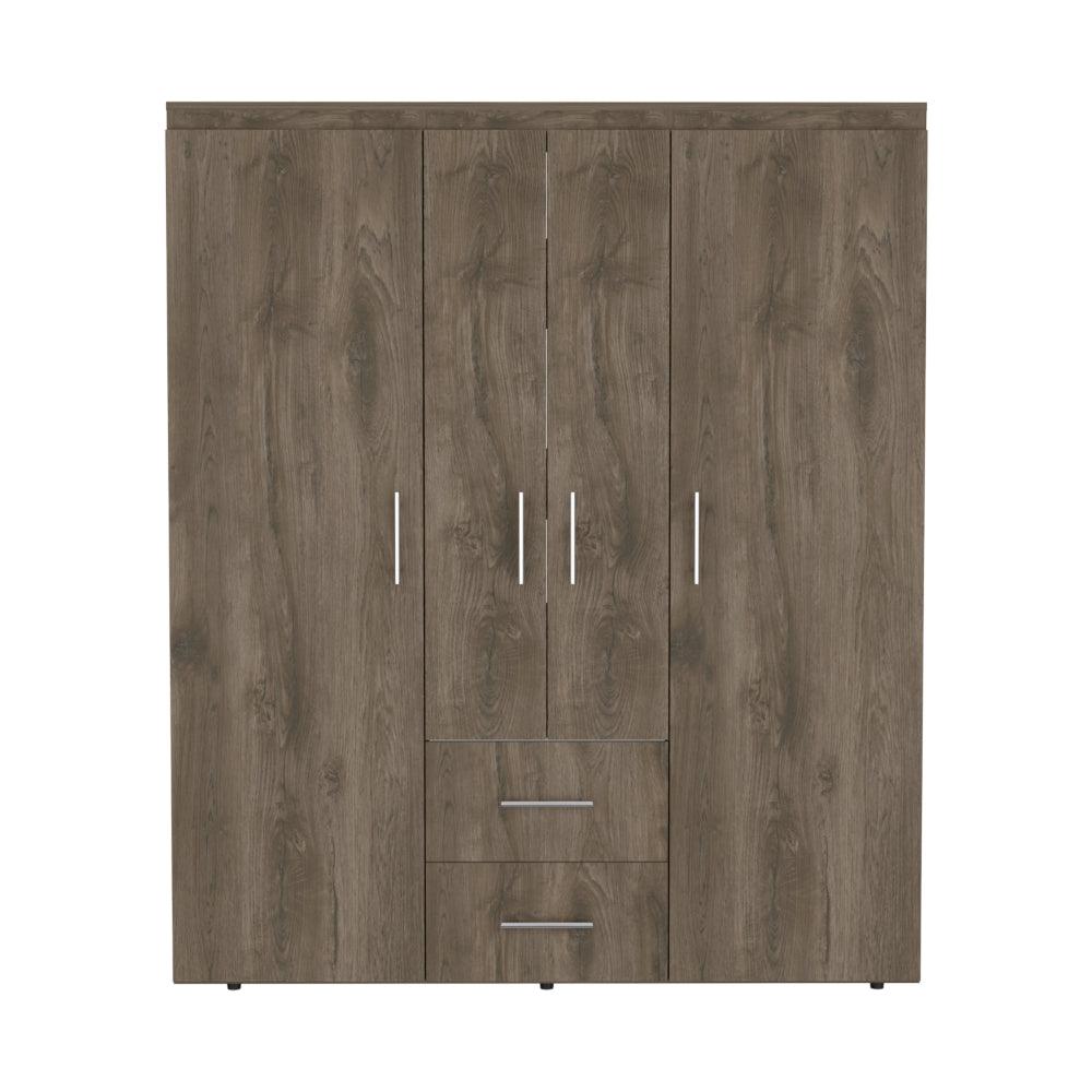 Closet Quenari Nogal Y Blanco