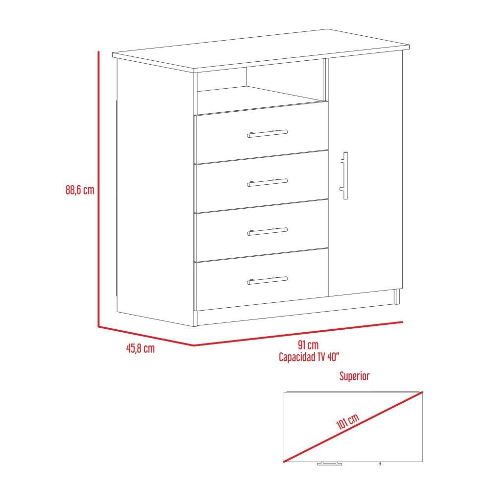 Organizador Zireon Cobre Y Blanco