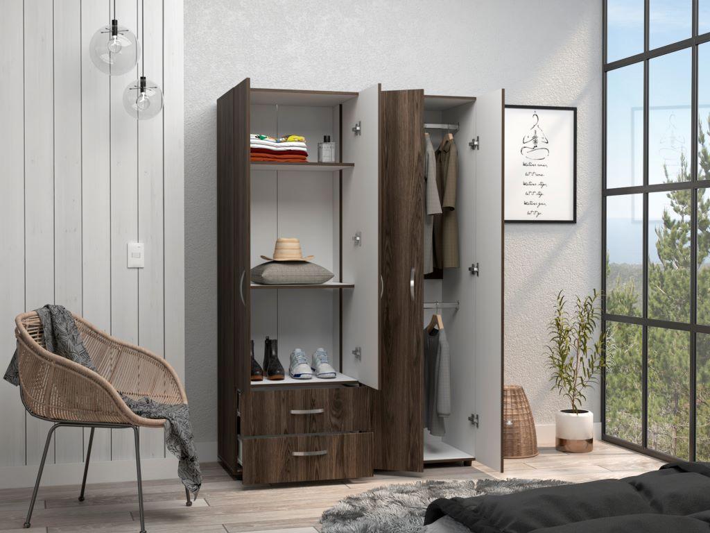 Closet Melure Chocolate Y Blanco