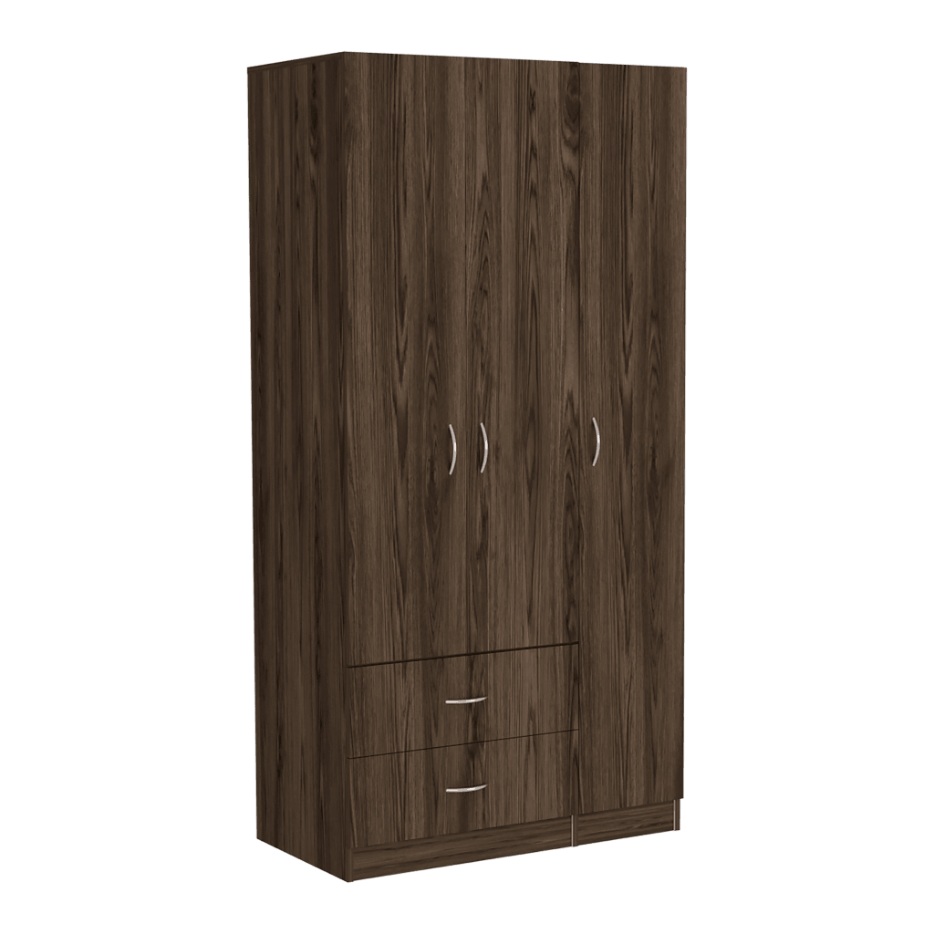 Closet Doreli 180 Coñac Y Blanco