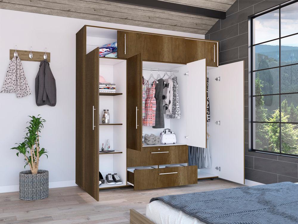 Closet Nireli Cobre Y Blanco