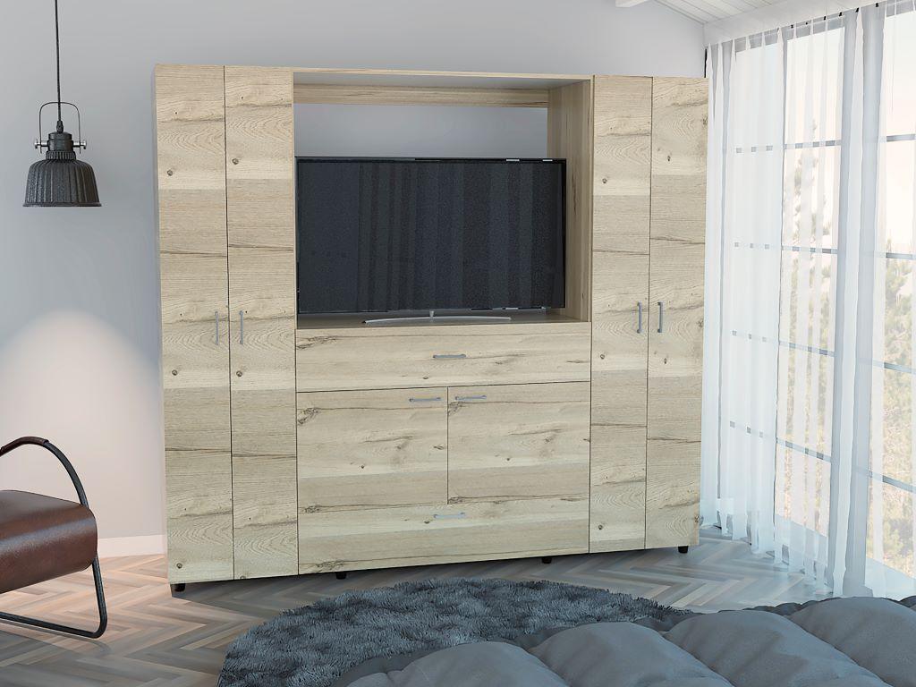 Closet Menile Z 180 Duna Y Blanco