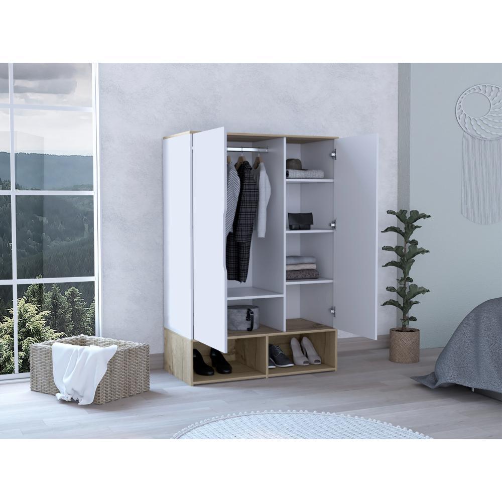 Closet Zapateto Z100 X 150 X 50 Bicolor Blanco Duna