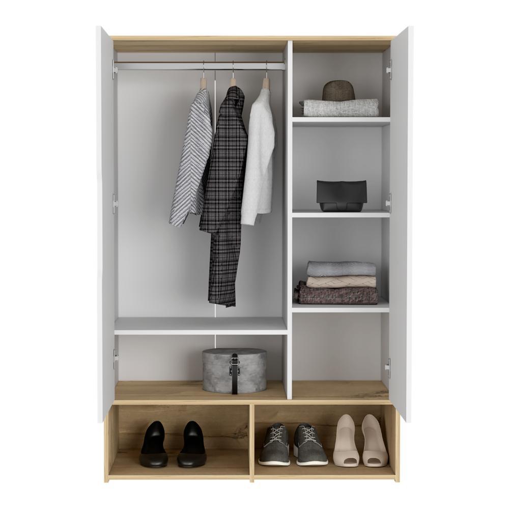 Closet Zapateto Z100 X 150 X 50 Bicolor Blanco Duna