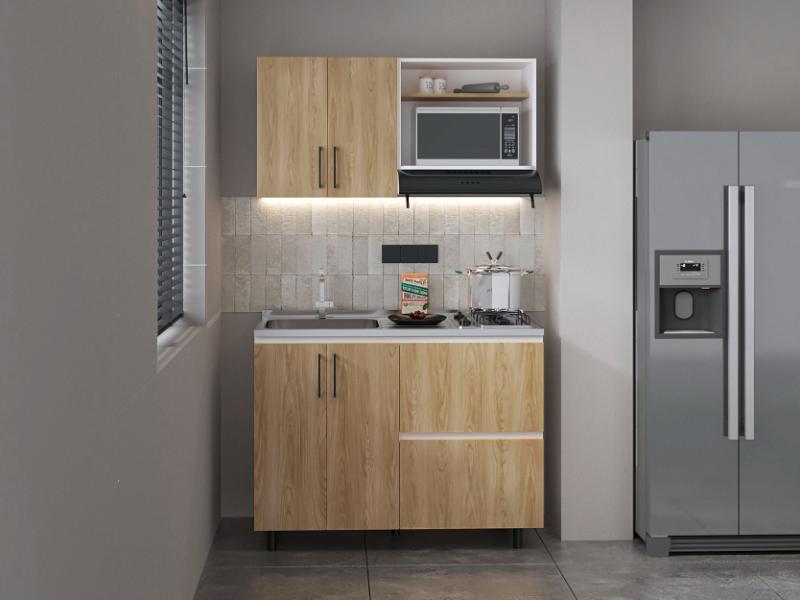 Cocina 120 Silari Meson Izq Eu Blanco