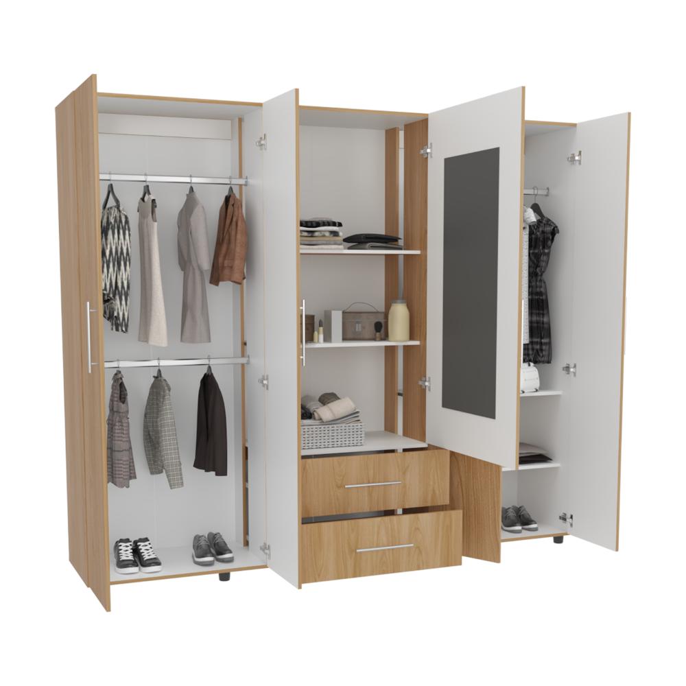 Closet Silari Espejo Eu Blanco Mqz