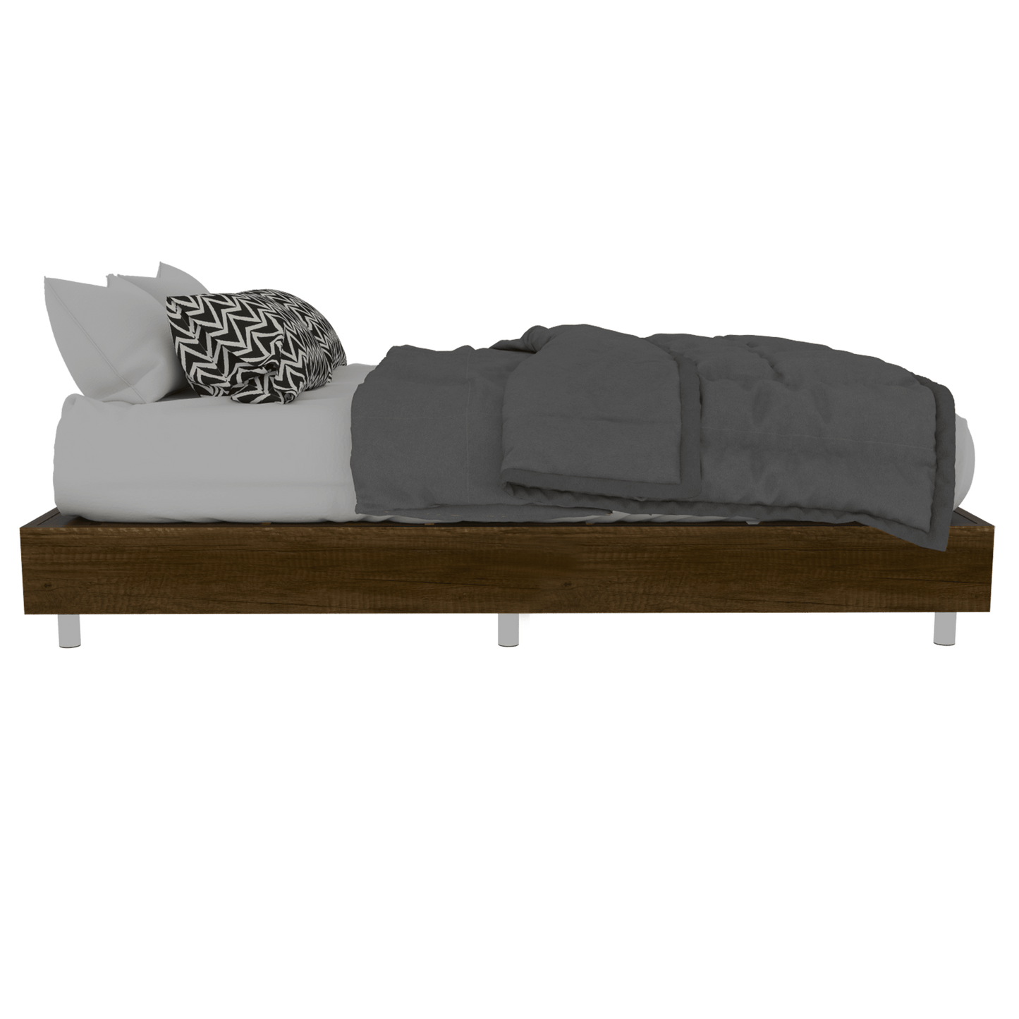 Base Cama Doble Zeyra Chocolate