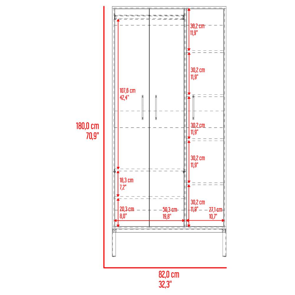 Closet 3P Lioren Novo Milan