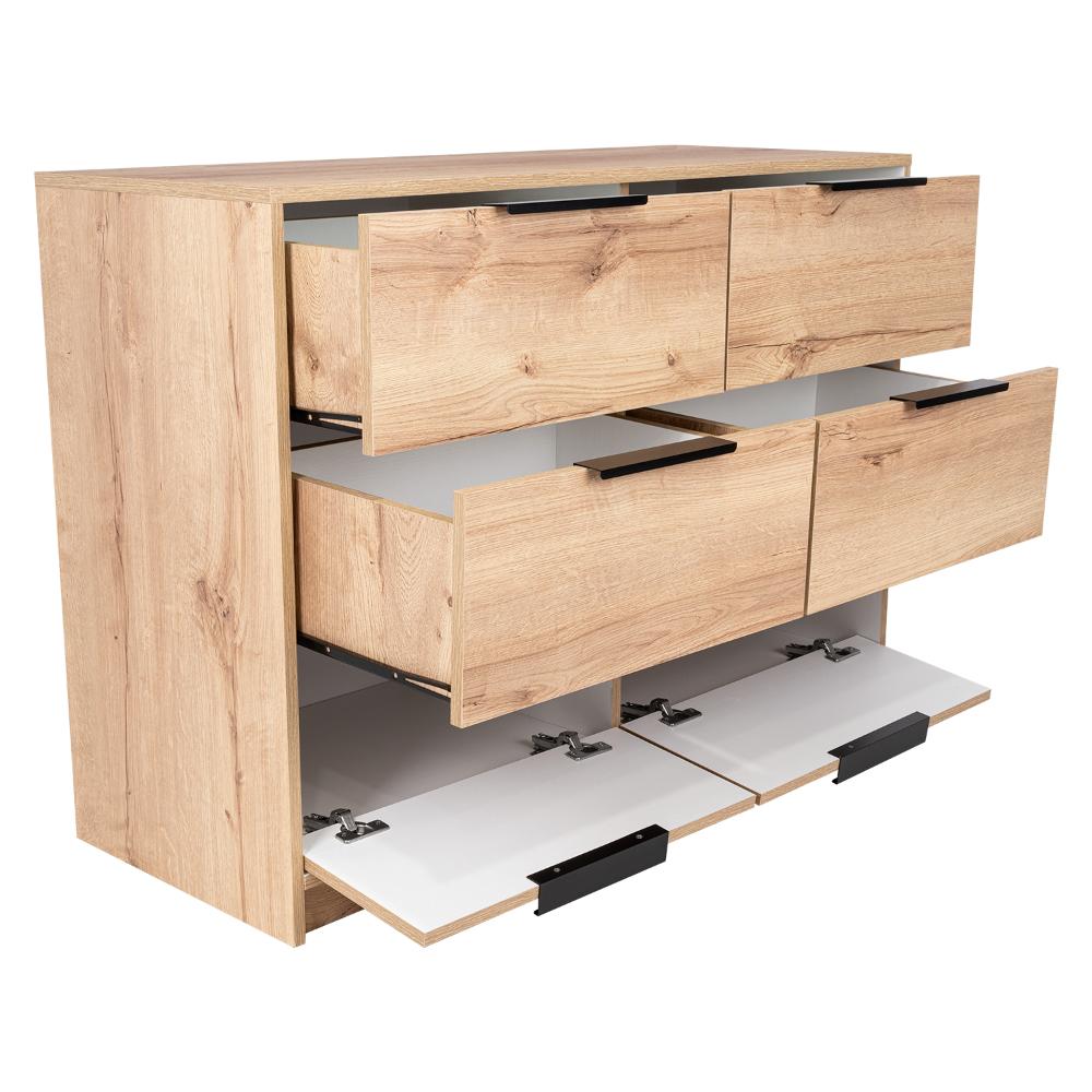 Organizador Okria Duna Y Blanco Cuatro Cajones