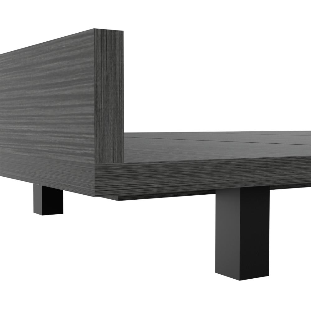 Cama Semi Doble Okria Gris