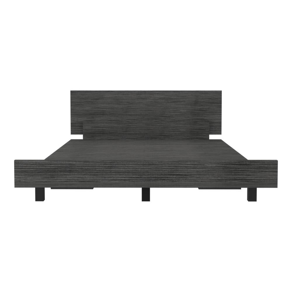 Cama Semi Doble Okria Gris