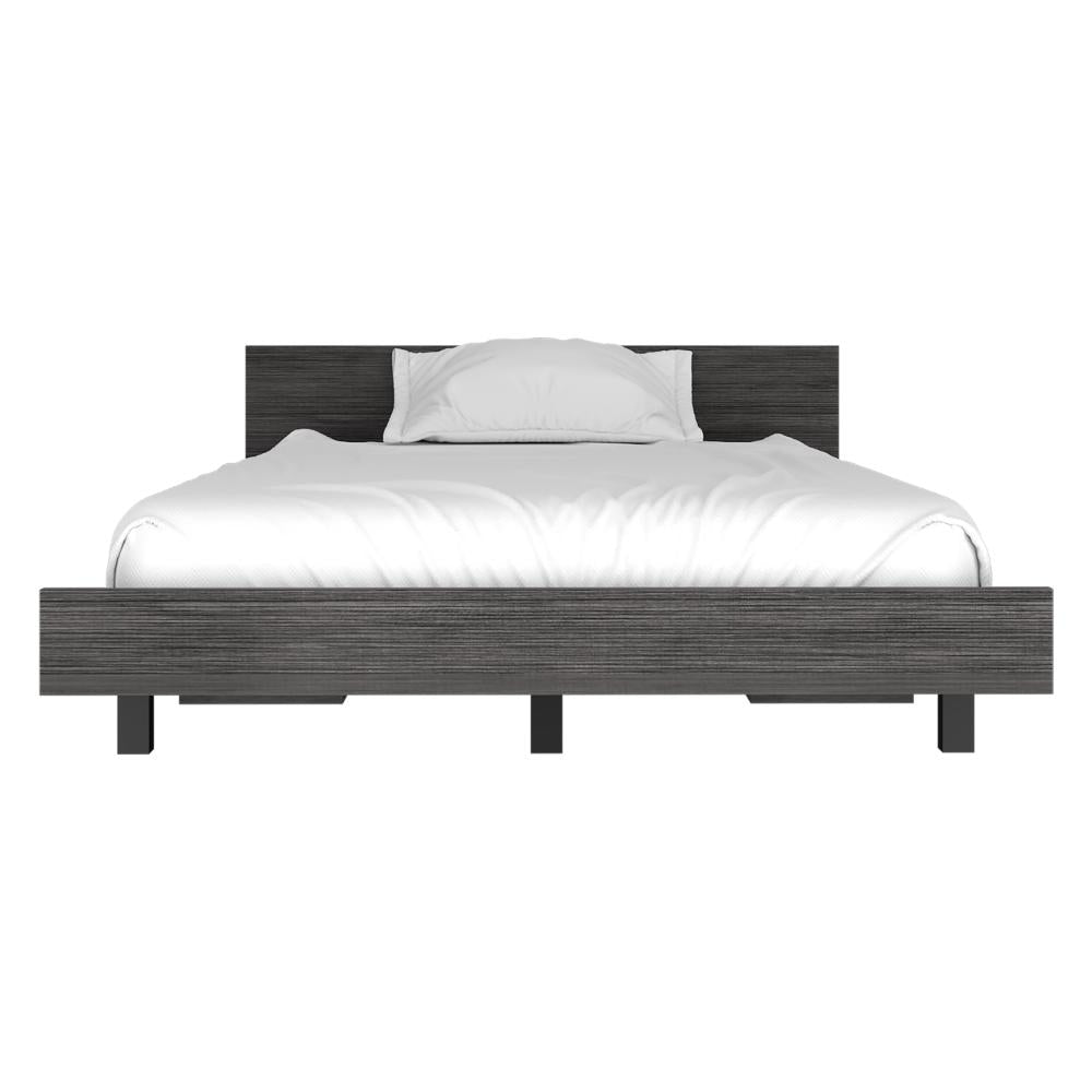 Cama Semi Doble Okria Gris