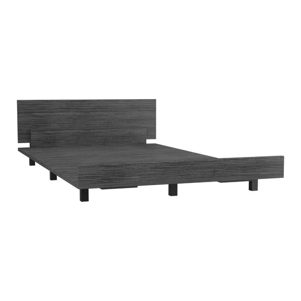 Cama Semi Doble Okria Gris