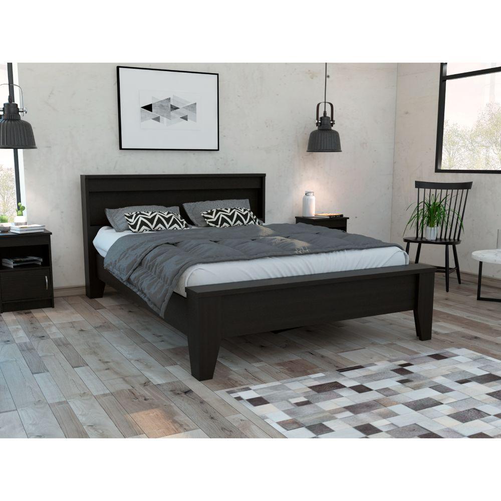 Cama Doble Etroz Wengue