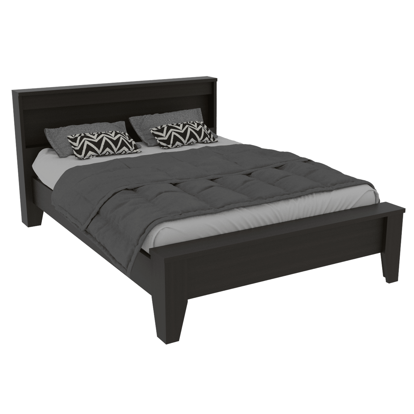 Cama Doble Etroz Wengue
