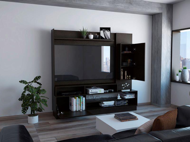 Mesa Para Tv Maikao Wengue Para Televisor De 60 Pulgadas