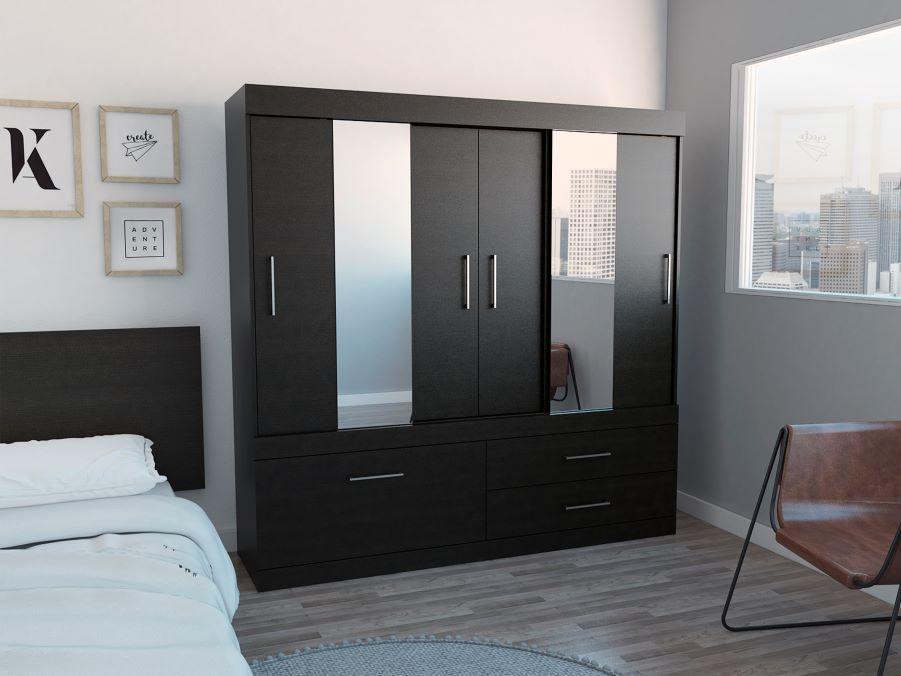 Closet Levara Wengue Con Espejo