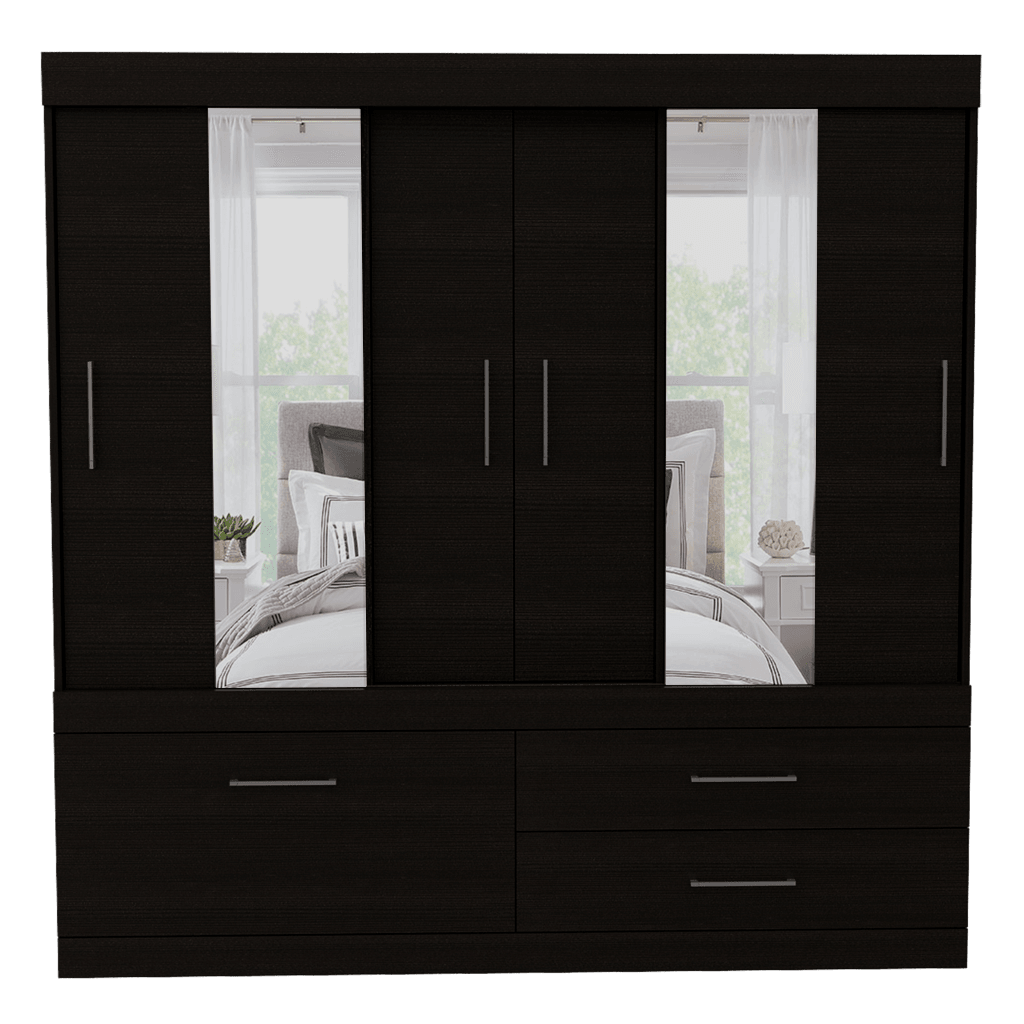 Closet Levara Wengue Con Espejo
