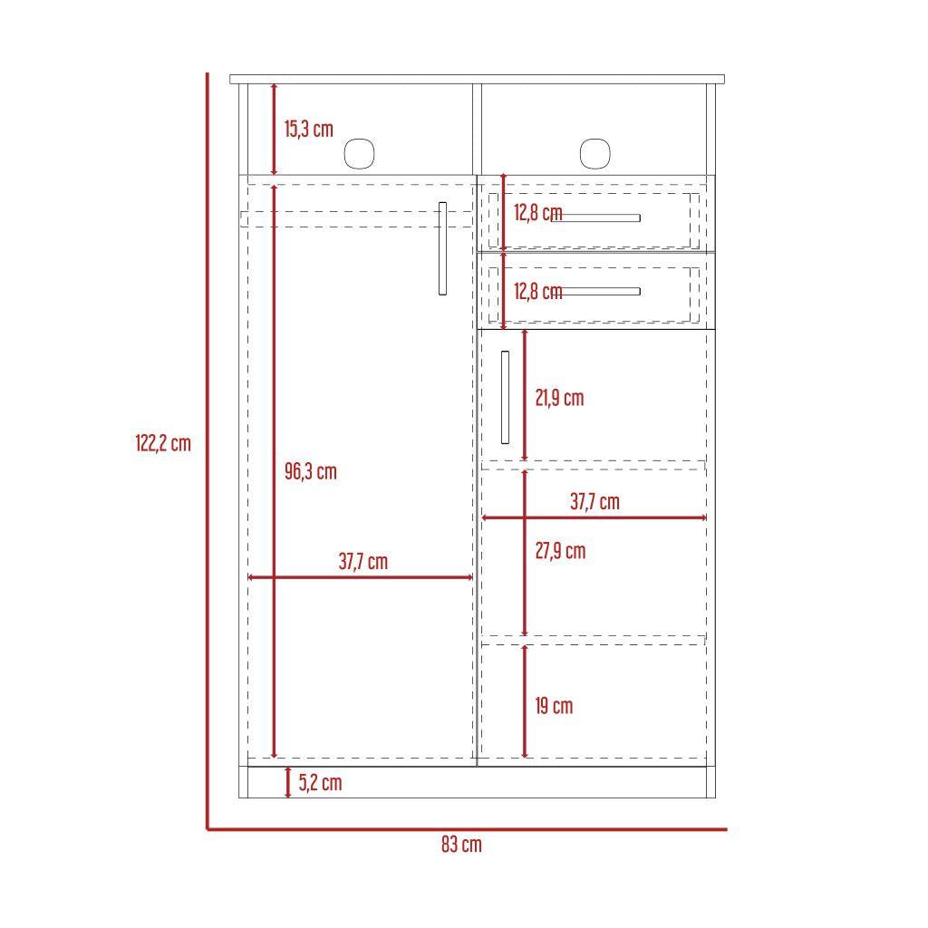 Closet Entretenimiento Parley Eco (1C) Wengue 1