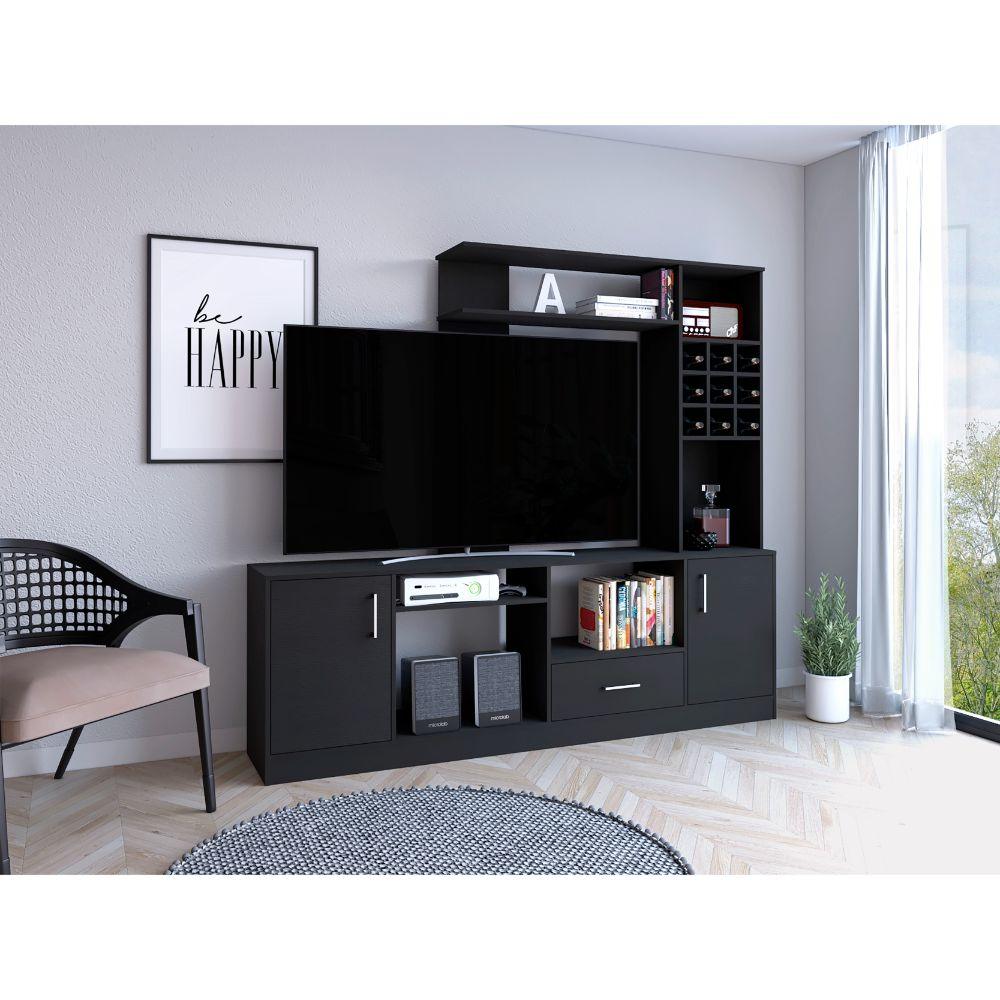 Mesa Para Tv Veluna Wengue Para Tv De 60''