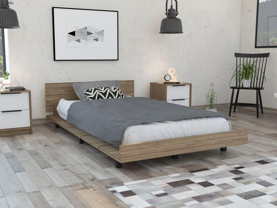 Cama 1.20 Kaia(2C) Miel/Bl