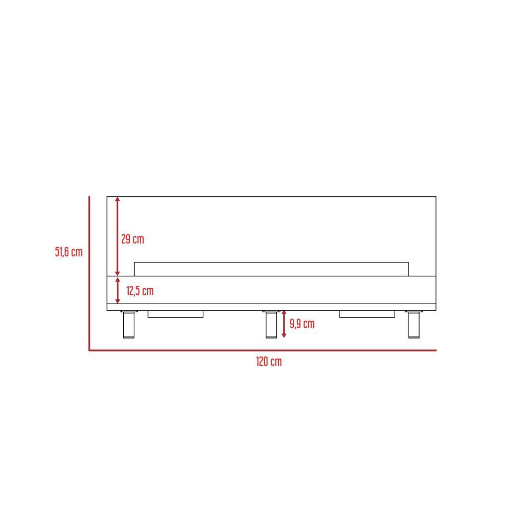 Cama 1.20 Kaia(2C) Miel/Bl