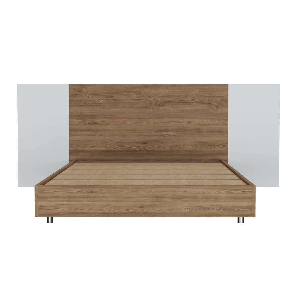 Cama 1.40 Nebraska (3C) Miel+Blanco Mqz