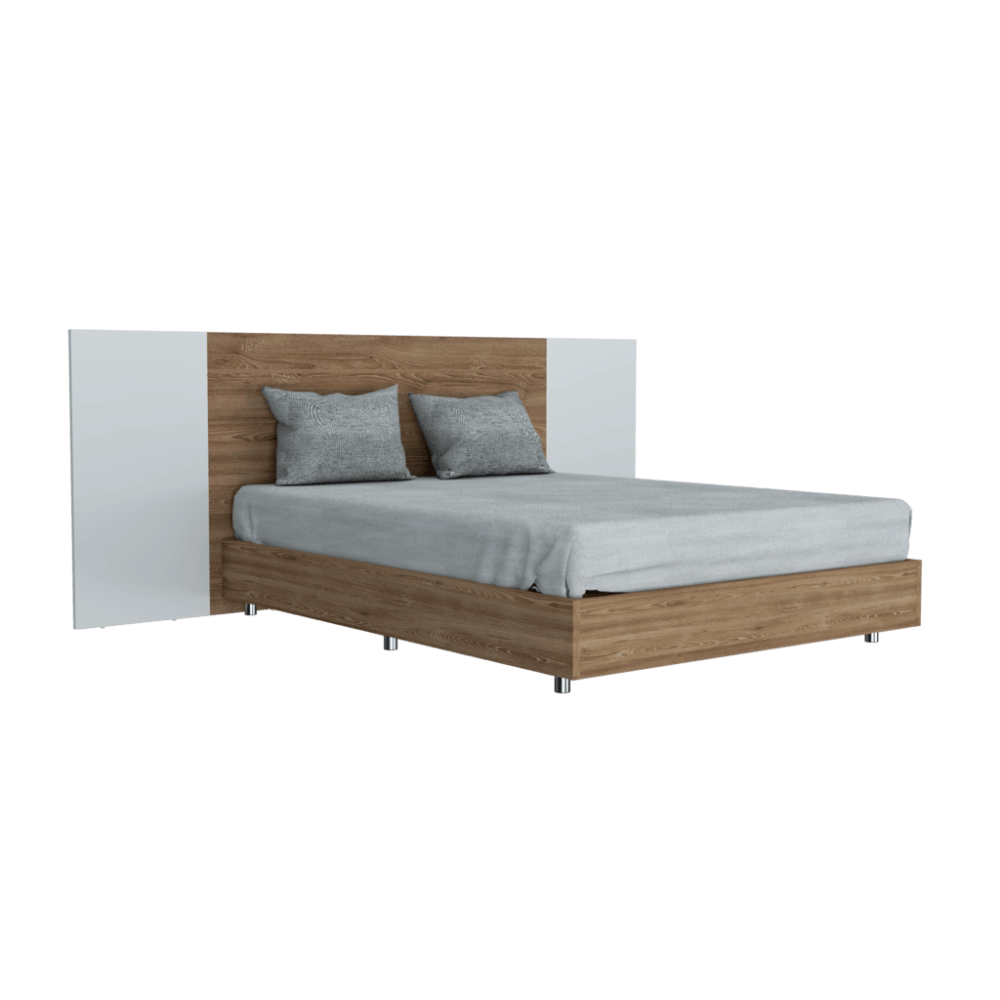 Cama 1.40 Nebraska (3C) Miel+Blanco Mqz