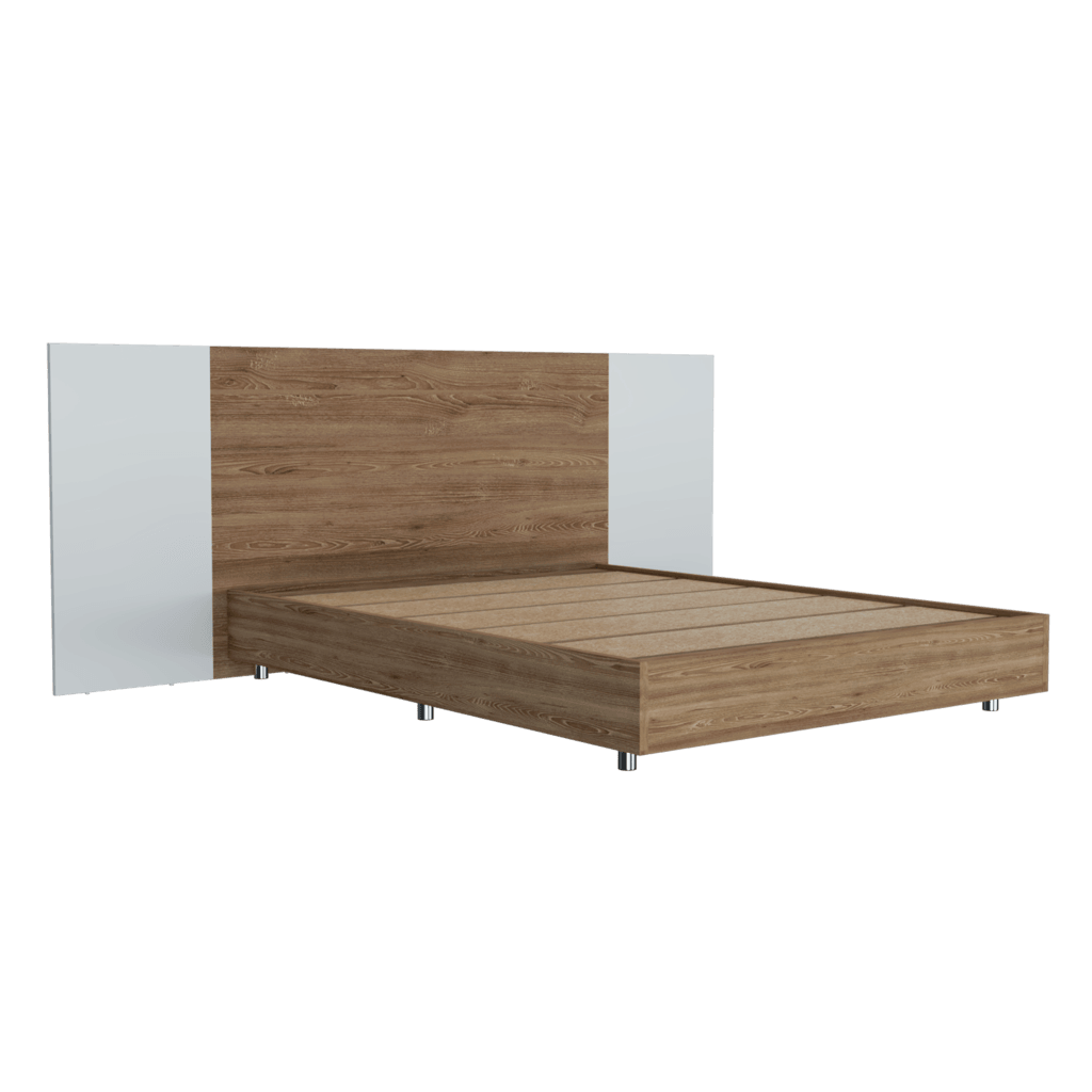 Cama 1.40 Nebraska (3C) Miel+Blanco Mqz