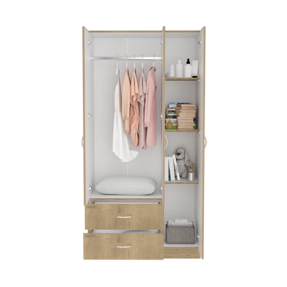 Closet Kalver Macadamia Y Blanco