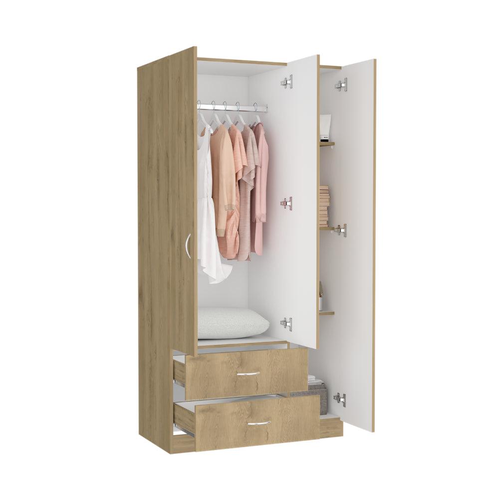 Closet Kalver Macadamia Y Blanco
