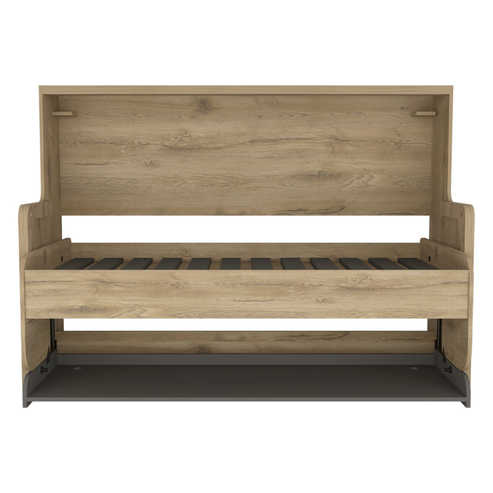 Cama Escritorio Multifuncional Kantmo Macadamia Y Plata