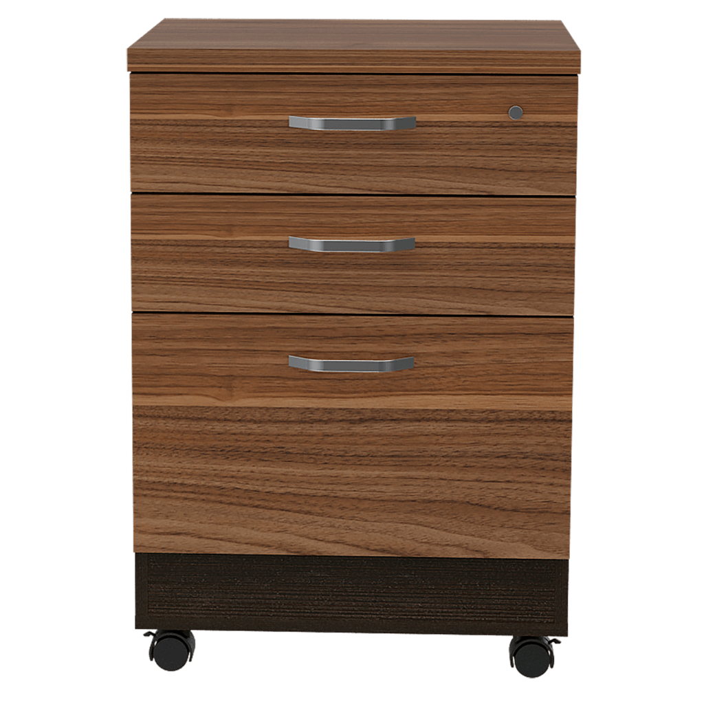 Archivador Nonish Wengue Y Castaño
