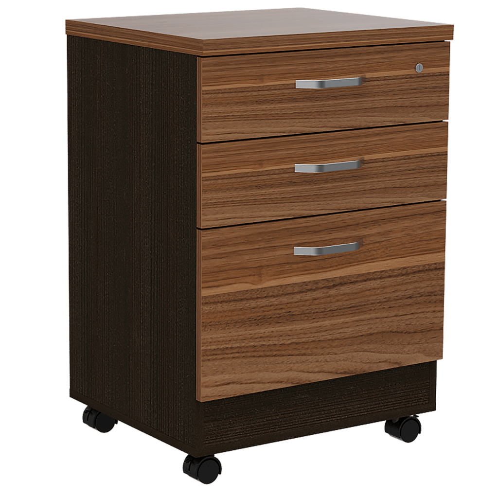 Archivador Nonish Wengue Y Castaño