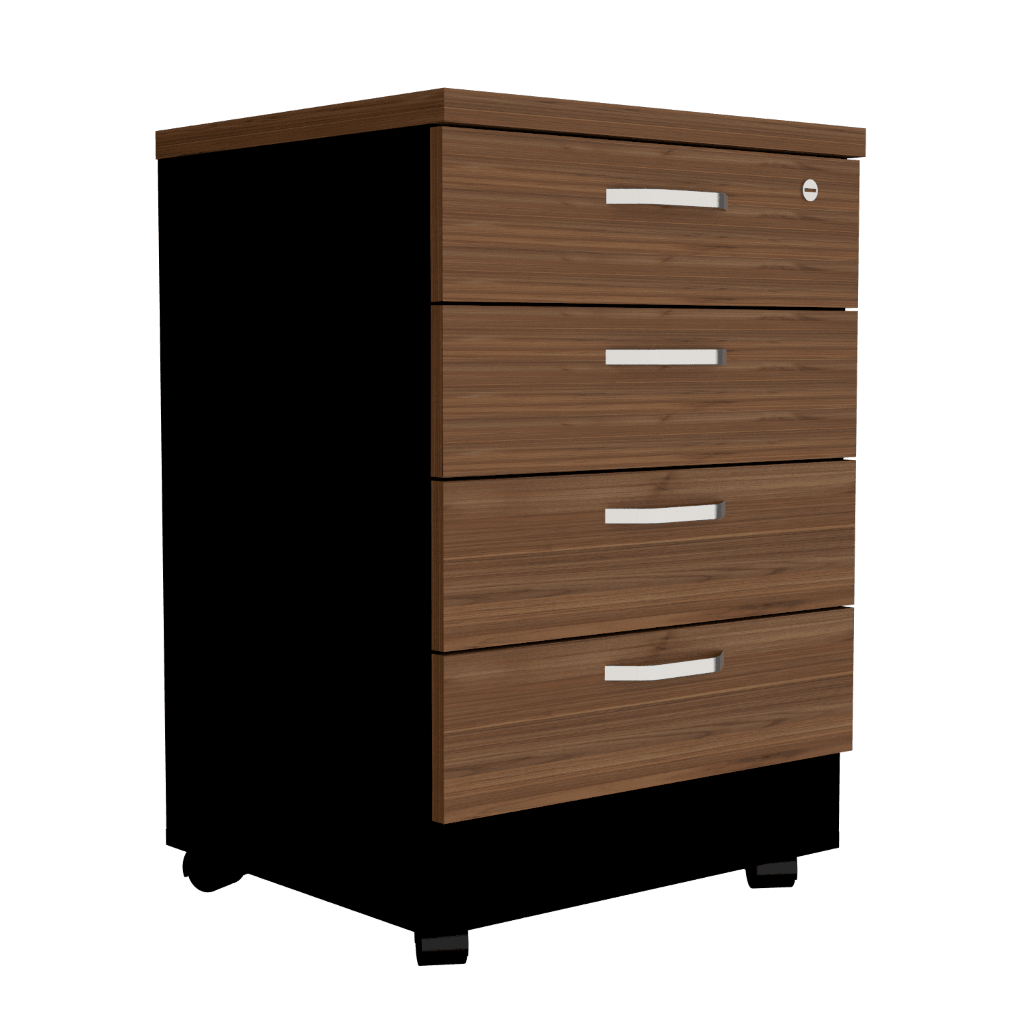 Archivador Nonish Wengue Y Castaño