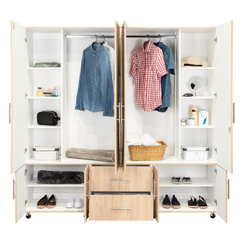 Closet Novela Rovere Y Blanco