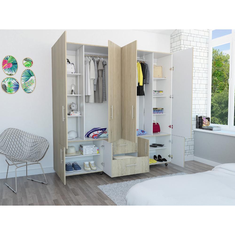 Closet Novela Rovere Y Blanco