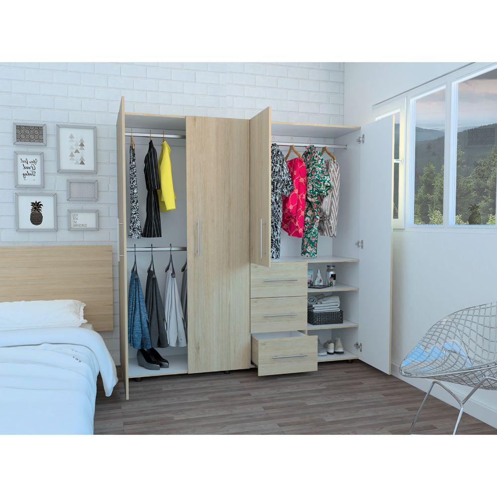 Closet Irvian Rovere Y Blanco