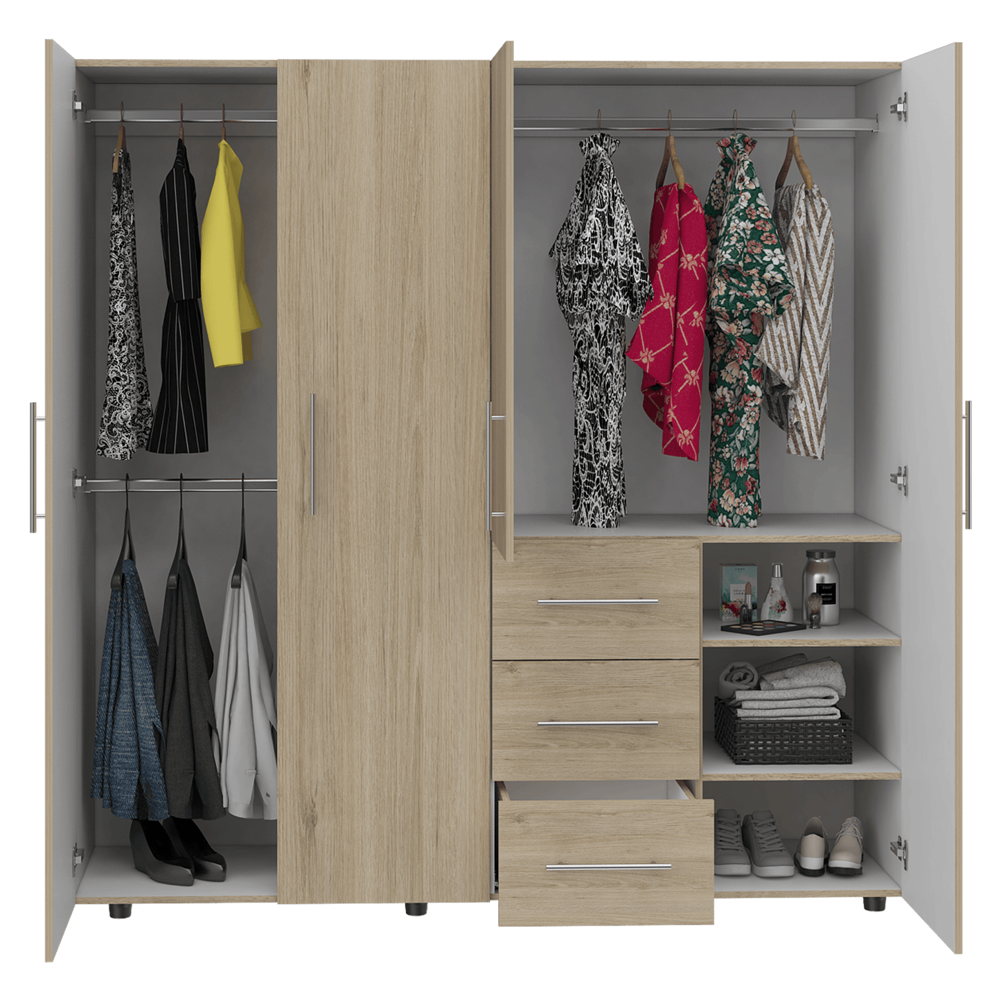 Closet Irvian Rovere Y Blanco