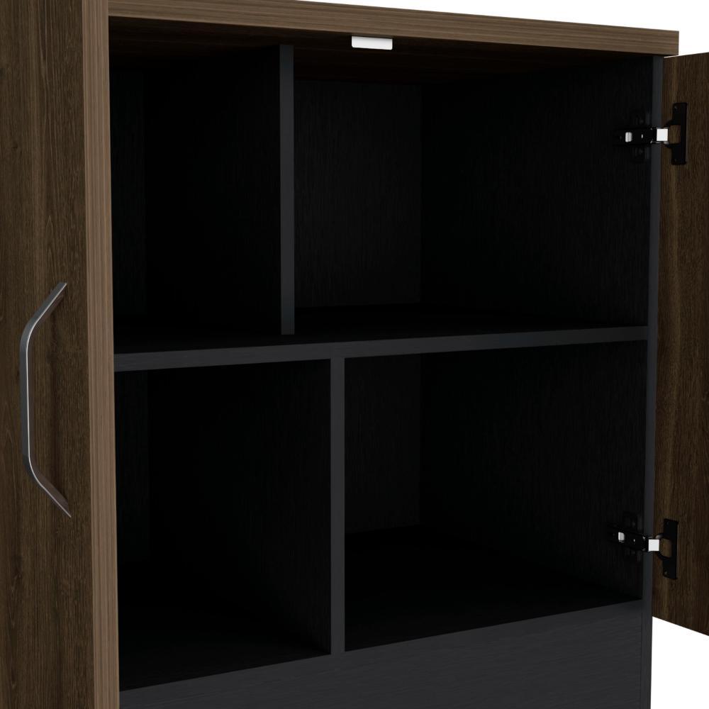 Cajonera Auxiliar 2 Puertas Fly Coñac Wengue