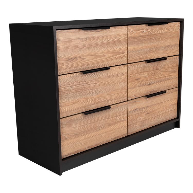Comoda 4 Cajones Okria Wengue + Miel