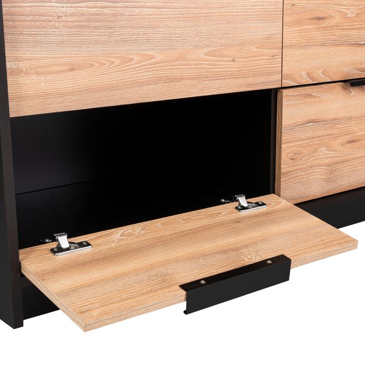 Comoda 4 Cajones Okria Wengue + Miel