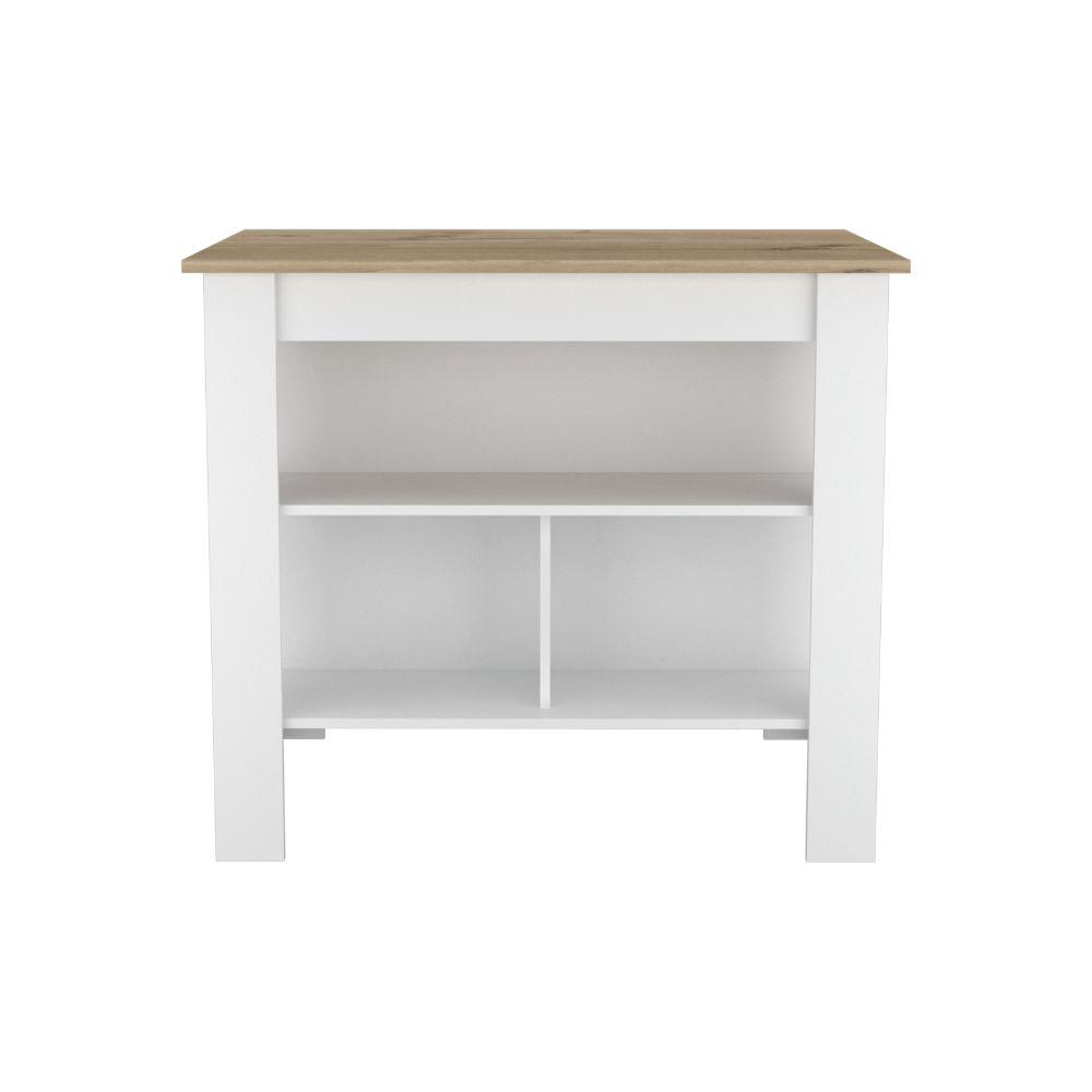 Mesa De Cocina Stich Duna Y Blanco