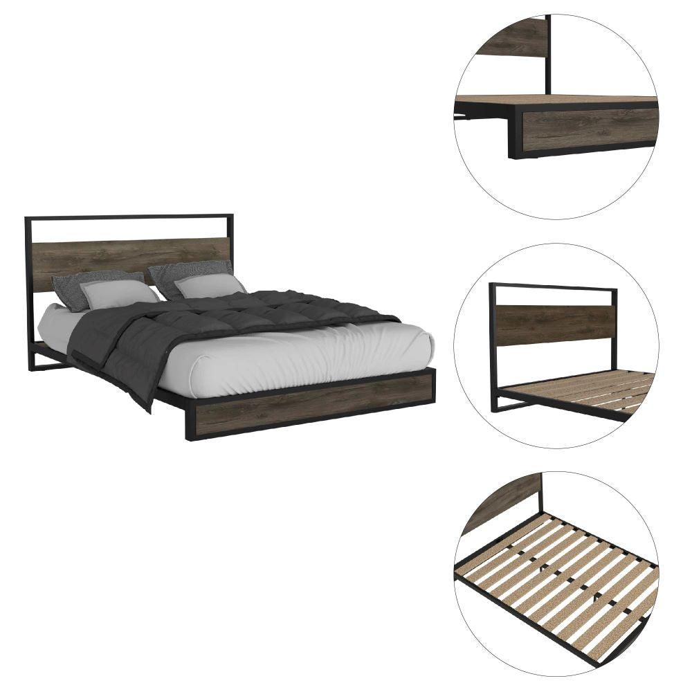 Cama Sencilla Lioren Nogal