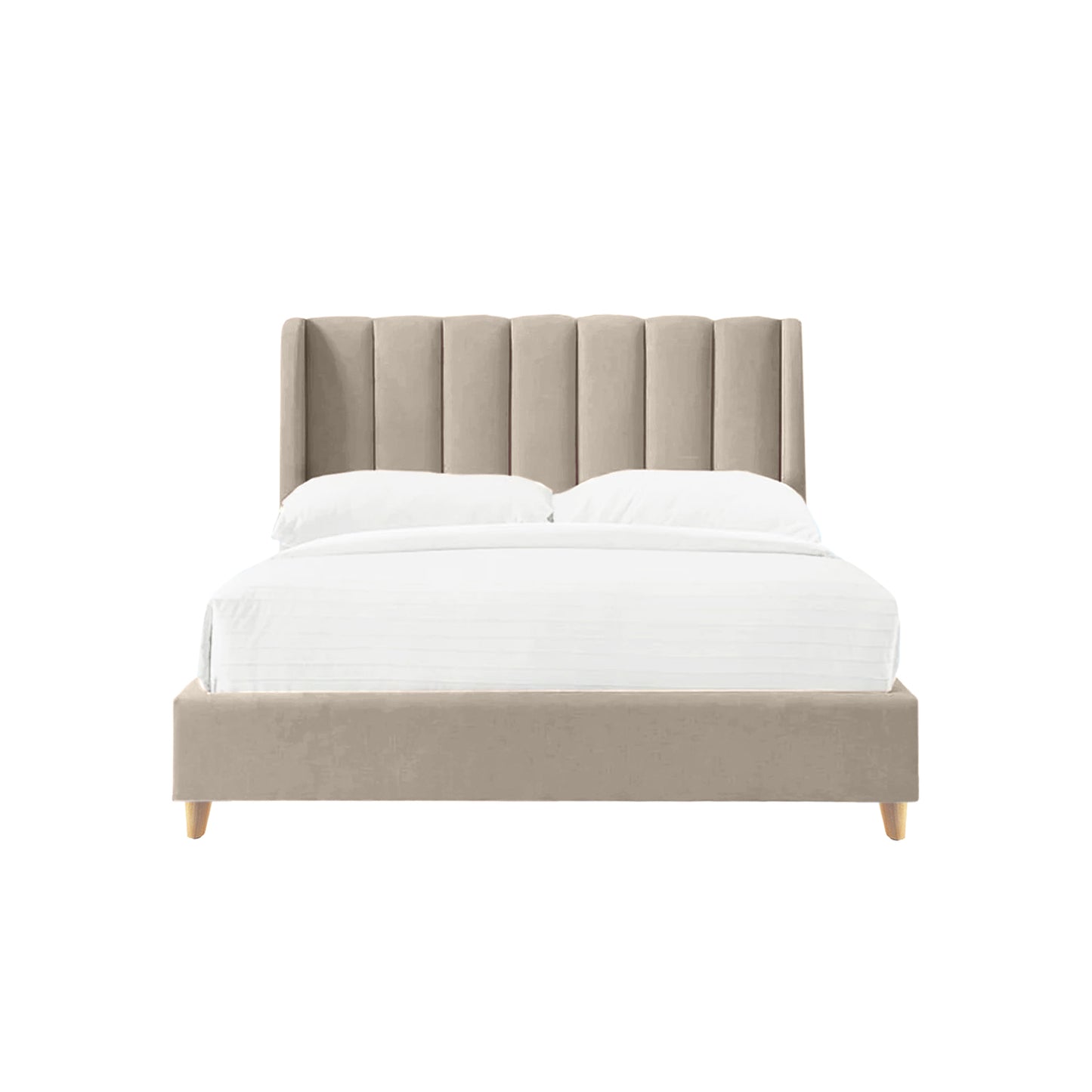 Base Cama con Espaldar Semidoble Infantil Bony 120x190x115 taupe